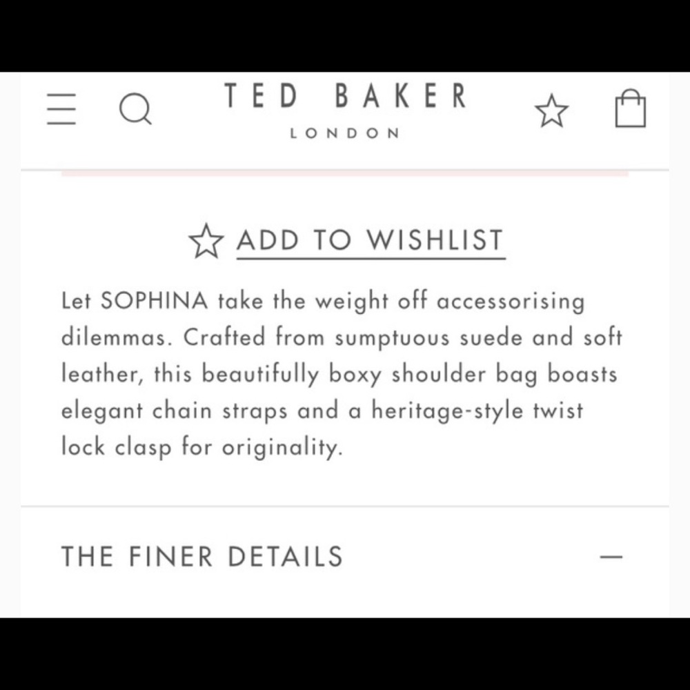 Ted Baker shoulder bag - olive green
